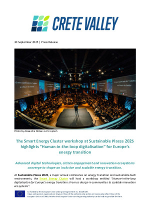 The Smart Energy Cluster workshop at Sustainable Places 2025 highlights ...